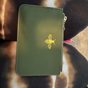 Bee keychain card case